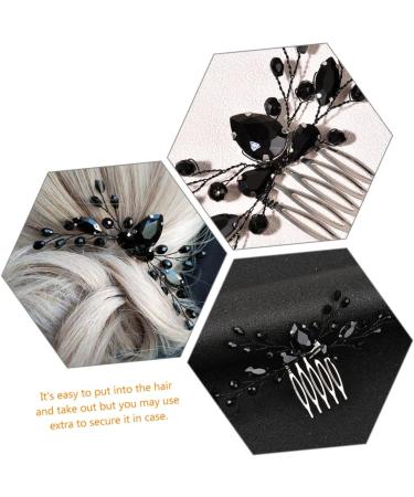 PLAFOPE hair clip for wedding alloy bridal wedding headwear rhinestone hair comb - Buy Online on GoSupps.com