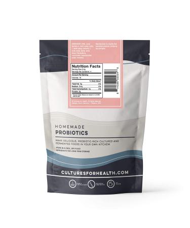 Cultures for Health Sour Cream Starter Culture - Homemade Probiotic Sour Cream - Thick, Tangy, and Healthy - Non-GMO and Gluten-Free - 4 Packets - Buy Online on GoSupps.com