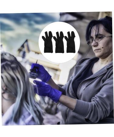 Didiseaon 3pcs Hairdressing Gloves Baking Grill Gloves Hair Barber Hair Curling Mitts Hair Curler Modeling - Buy Online on GoSupps.com