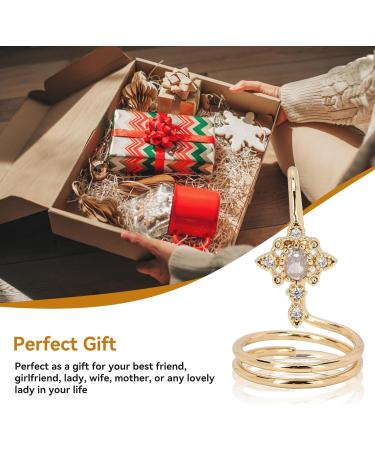 Gold Fingernail Rings - Stylish Knuckle Rings for Nail Art Decoration & Manicure Jewelry - Buy Online on GoSupps.com