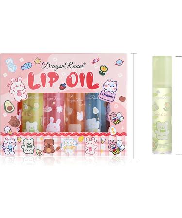  Aomhrek Lip Gloss & Lip Oil Set of 6 moisturizing roll-on lip glosses daily hydrating care for soft lips cute packaging for children and adults ideal - Buy Online on GoSupps.com