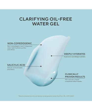 Murad Clarifying Water Gel Hydrating Face Moisturiser with Non-Greasy Finish 47ml - Buy Online on GoSupps.com