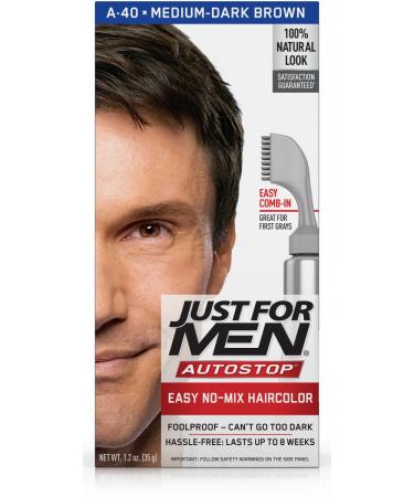 Just for Men Auto Stop Hair Color - Medium Dark Brown | International Shipping Available - Buy Online on GoSupps.com