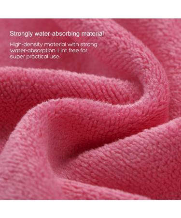 Frcolor Hair Drying Cloth - 2PC Microfiber Hair Turban Set for Fast Drying | Pink & Purple - Buy Online on GoSupps.com
