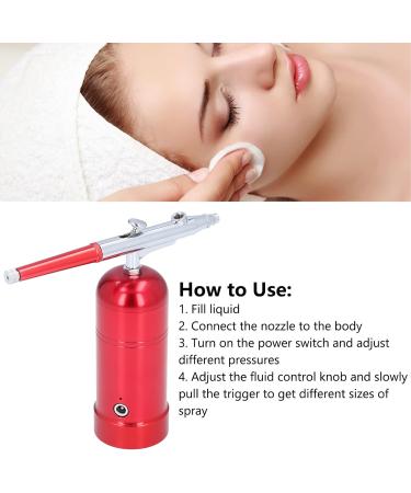 DAUERHAFT Makeup Airbrush Kit - Rechargeable Facial Oxygen Injector for Home & Salon Use | High Pressure Metal Structure & USB Cable - Buy Online on GoSupps.com