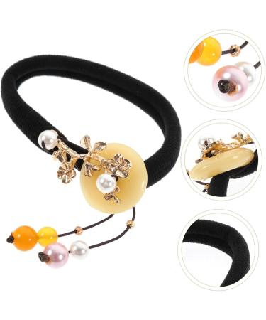 minkissy 1pc Hair Accessories Hair Rope Hair Tie Rustic Hair Rope Scrunchie Crystal Beads Hair Ring Metal Floral Hair Ring Agate Ponytail Holder Jewelry Hair Circle Vintage Copper Etc. Bun - Buy Online on GoSupps.com