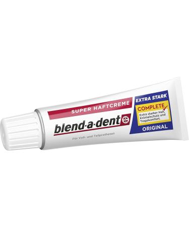 Buy Blend-a-Dent Complete Adhesive Cream Original - Pack of 12 (12 x 47g) | Reliable Denture Adhesive for All-Day Hold - International Shipping Available - Buy Online on GoSupps.com
