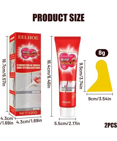 Ninnyi 2PCS Mould Cleaner Gel Set UK Household Musthaveideas Deep Mold Extreme Remover - Buy Online on GoSupps.com