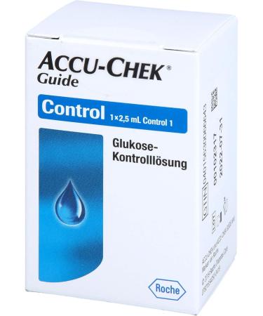 Accu-Chek Guide Control Solution 1x2.5 ml - Accurate Blood Glucose Testing for Diabetes Care | International Shipping Available - Buy Online on GoSupps.com