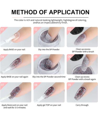 6 Colors Nail Dipping Powder Kit - Dipping Powder for Beginners - Classic All Seasons Tones French Nail Art Starter Manicure Salon DIY at Home - No Needed Nail Lamp Curing - Buy Online on GoSupps.com
