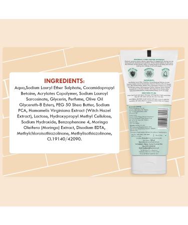 Moringa Face Gentle Scrub | Exfoliating Beads for Blackhead & Whitehead Removal | Paraben-Free with Vitamin E - 100g - Buy Online on GoSupps.com