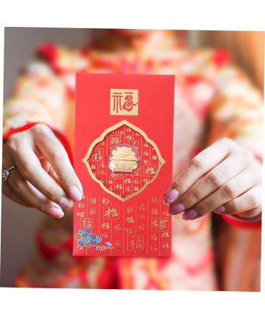 PRETYZOOM 2pcs Red Envelope Spring Festival Hongbao Rabbit Year Money Chinese Hongbao Chinese Zodiac Gift Greeting Envelopes Luck Money Bag Souvenir Gifts Red Money Packet Paper China Mini - Buy Online on GoSupps.com