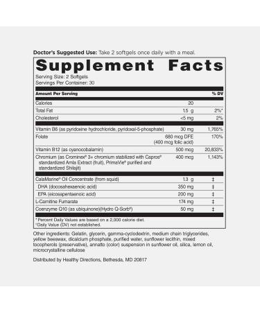 Doctors Preferred Omega Q Plus - Omega-3 & CoQ10 Supplement for Heart Health - 60 Softgels - Antioxidant Power & Everyday Support - Buy Online on GoSupps.com