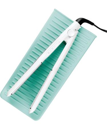 iDesign Silicone Heat-Resistant Hair Styling Tools Storage Pouch | Travel Case for Curling Irons Straighteners & Wands - Aqua | International Shipping Available - Buy Online on GoSupps.com