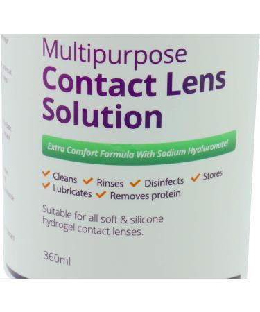 GoBasic Multi Purpose Contact Lens Solution - 720ml/12 Weeks Supply - Buy Online on GoSupps.com