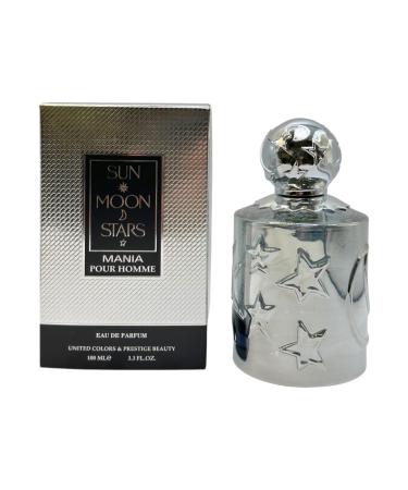 SUN MOON STARS Mania Pour Homme Eau de Parfum 3.4 fl. oz. Lavender Peppermint Benzoin Vanilla Tobacco Honey