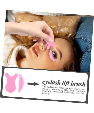 Buy 1 Set Eyelash Silicone Gasket - Triple Plastic Pink Fake Eyelashes for International Shipping - Buy Online on GoSupps.com
