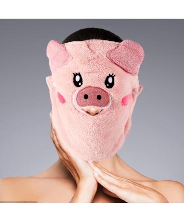 Hemobllo Serviette Visage R utilisable pour Hydratation Soin Facial Chaud ou Froid Design Mignon pour Spa - Buy Online on GoSupps.com
