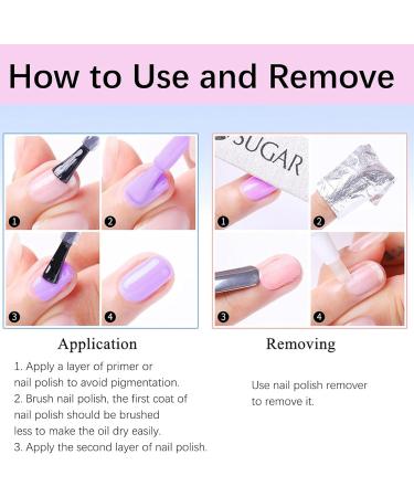 Glitter Nail Polish - Purple Nail Polish - Quick Dry Nail Varnish - Lilac Nail Polish with Glitter - Long Lasting Glossy & Chip Resistant Nail Polish for DIY Nail Art Manicure at Home Glitter purple - Buy Online on GoSupps.com