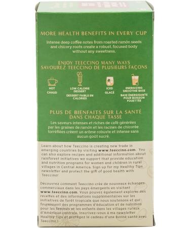 Teeccino Herbal Tea French Roast Rich & Roasted Herbal Tea That s Caffeine Free & Prebiotic for Natural Energy Coffee Alternative 25 Tea Bags - Buy Online on GoSupps.com
