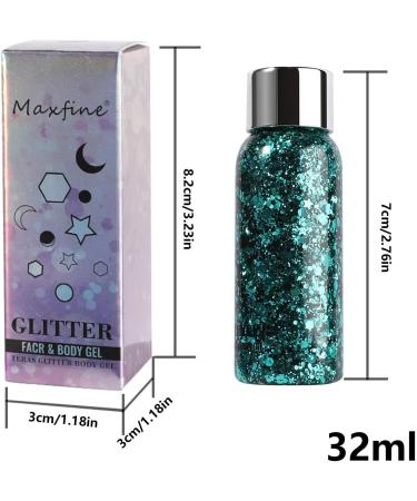  bellv Liquid Highlighter Glitter Gel Mermaid Face Glitter Long Lasting Glitter Glitter Lip Nail Hair Paint Glitter Art Decor Bellv - Buy Online on GoSupps.com