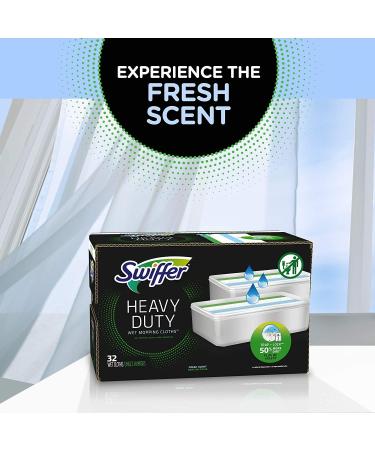 Swiffer Sweeper Heavy Duty Wet Mopping Cloths Multi Surface Refills - Open Window Fresh (20 Count) - Buy Online on GoSupps.com