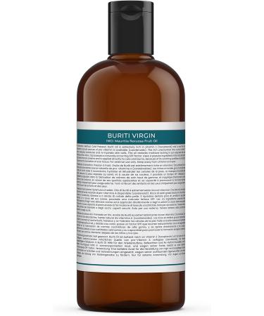 Buy Mystic Moments Buriti Virgin Carrier Oil 1L - Pure Natural Oil for Hair Face Nails Aromatherapy & Massage | Vegan & GMO-Free - Buy Online on GoSupps.com