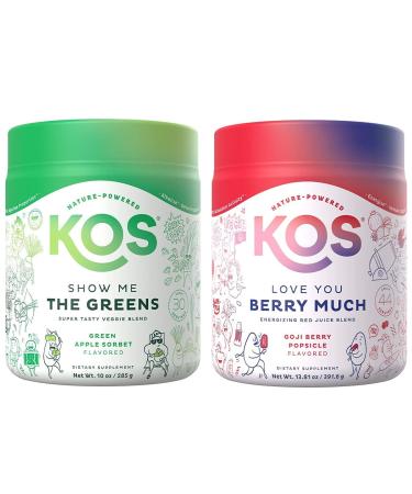 KOS Love You Berry Much Energizing Red Juice Blend Goji Berry Popsicle 13.81 oz (391.6 g)