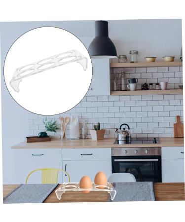 Cabilock 1 Set Eggs Egg Holder Dispenser Acrylic Bin Organizer Egg Organizer Egg Rack Refrigerator Egg Carton - Buy Online on GoSupps.com