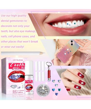 Shop IJHYGD Tooth Jewelry Set - Premium Tooth Gems Kit with Glue | Perfect Tartar Jewelry for Stunning Smiles - Buy Online on GoSupps.com