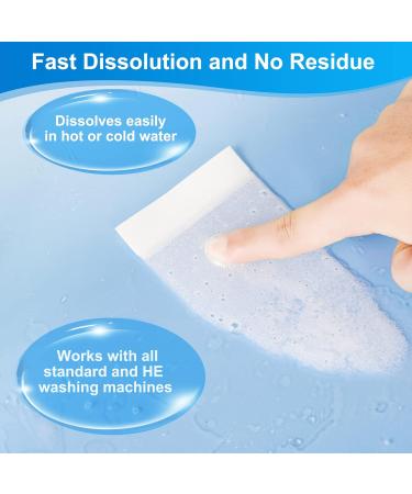Eco-Friendly Laundry Detergent Sheets - 200 Fresh Linen Scent Strips for 200 Loads | Lightweight & Portable Hypoallergenic & Space-Saving Solution - Buy Online on GoSupps.com