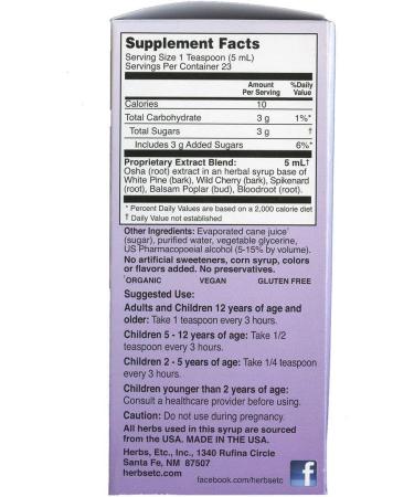 Rocky Mountain Throat Syrup - Soothing Herbal Remedy for Sore Throats - Buy Online on GoSupps.com