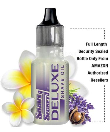 Shave Secret Deluxe Shaving Oil - 4 Pack (18.75ml / 0.63 Fl Oz) - Premium Shave Oil Set - Buy Online on GoSupps.com