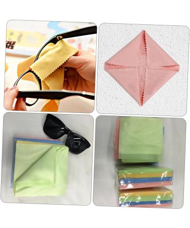 FOMIYES 100pcs Cloth Camera Lens Wipes - Eyeglass Phone & Screen Cleaning Wipes - Random Colors 13x13cm - Perfect for Eyewear Care & Photography - Buy Online on GoSupps.com