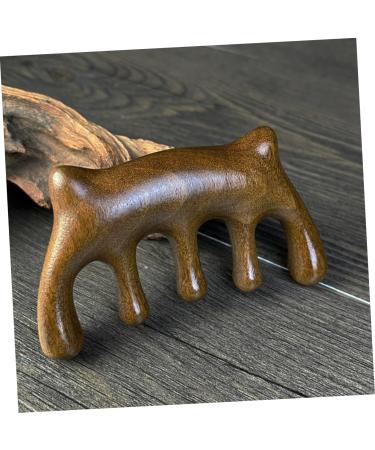 FRCOLOR Sandalwood Cat Comb | Wooden Massager Tool & Scalp Scraping Comb | Best Wide Tooth Hair Comb for Cats & Humans - Buy Online on GoSupps.com