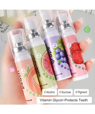 Refreshing Mundspray with Fruit Taste | Breath-Fresh Oral Care Spray for Bad Breath Relief - Buy Online on GoSupps.com