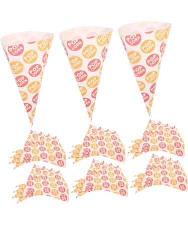 Didiseaon 250 Pcs Popcorn Bag Cardboard Popcorn Pink Candy Cotton Candy Cones Gift Bags Halloween Cone Bags Kids Snack Bag Popcorn Cone Bags Mini Candy Glass Child Paper Packing Bag - Buy Online on GoSupps.com