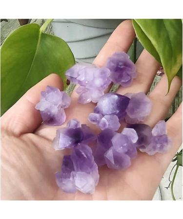 Amethyst Rough Stone 12pcs Natural Raw Amethyst Stone Quartz Purple Crystal Cluster Stones Specimen Home Decor Crafts Decoration Ornament - Buy Online on GoSupps.com