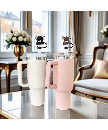 6 Pcs Dustproof Straw Cover Cap Set Cow Shape Straw Lids Colorful Straw Stopper Jewelry for Water - Buy Online on GoSupps.com