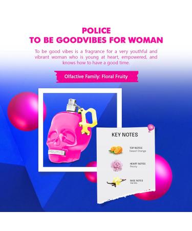 Police To Be Good Vibes for Women - 4.2 oz EDT Spray - Buy Online on GoSupps.com