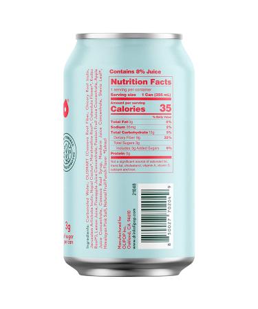 OLIPOP Tropical Punch Sparkling Tonic 12-Pack - Gut-Friendly Prebiotic Soda with 9g Plant Fiber - Caffeine-Free, Low-Calorie, Vegan - Buy Online on GoSupps.com