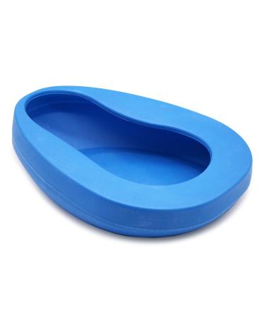 DMI Bedpan for Bariatric Adults with No Spill or Splash Design, FSA/HSA Eligible, Blue - Buy Online on GoSupps.com