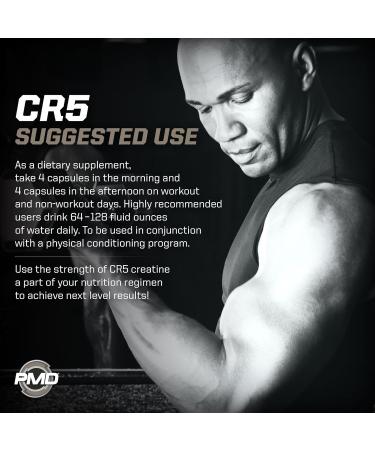 PMD Sports CR5 Professional Creatine Complex | Optimize Recovery & Build Lean Muscle | 240 Capsules - Buy Online on GoSupps.com