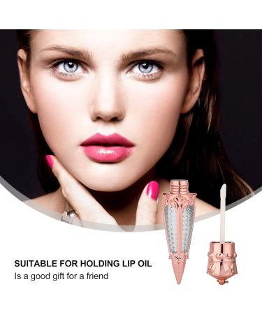 Minkissy 10-Pack Clear Lip Gloss & Deodorant Tubes - Empty Quadratic Lip Gloss Bottles for DIY Lipstick and Stickers - Buy Online on GoSupps.com