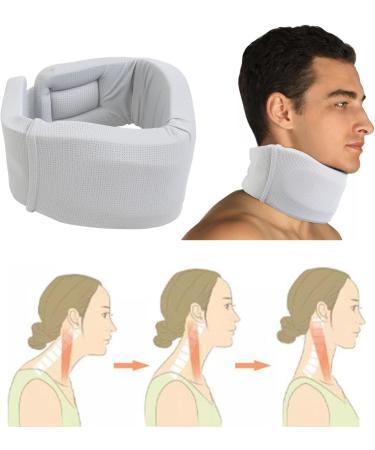 Neck Brace Breathable Sponge Neck Support Neck Support Relieves Pain & Pressure in Spine Stabilize Vertebrae Foam Cervical Collar - Buy Online on GoSupps.com