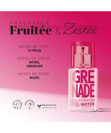 SOLINOTES Pomegranate Perfume for Women - Eau De Parfum | Delicate Floral and Soothing Scent - Made in France - Vegan - 0.5 fl.oz - Buy Online on GoSupps.com