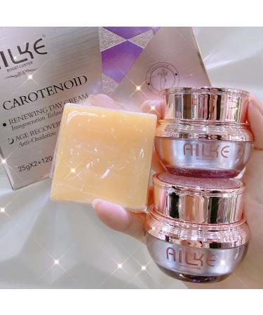 Anti-age And Wrinkles Kit With Day Cream Night Creams Soap Firmly And Brightening Skin Tone Natural Carrot Antioxidant Whitening 3 In 1skin Care Set - Buy Online on GoSupps.com