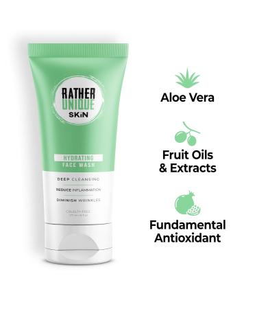 Hydrating Face Wash - Gentle Cleanser for Oily Dry & Sensitive Skin | 6oz Gel for Men & Women - Buy Online on GoSupps.com
