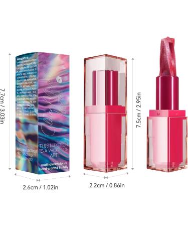 Shimmering lipstick for women - moisturizing shimmering lip balm - glittery lipstick. Moisturizing lip balm waterproof cosmetics long-lasting lipstick for - Buy Online on GoSupps.com