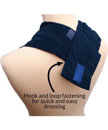 Care Designs Pashmina Scarf Adult Bib - Stylish Waterproof Clothing Protector for Elderly | Reusable Christmas Dinner Bibs for Women | Navy Unisex Eating Bibs - Buy Online on GoSupps.com